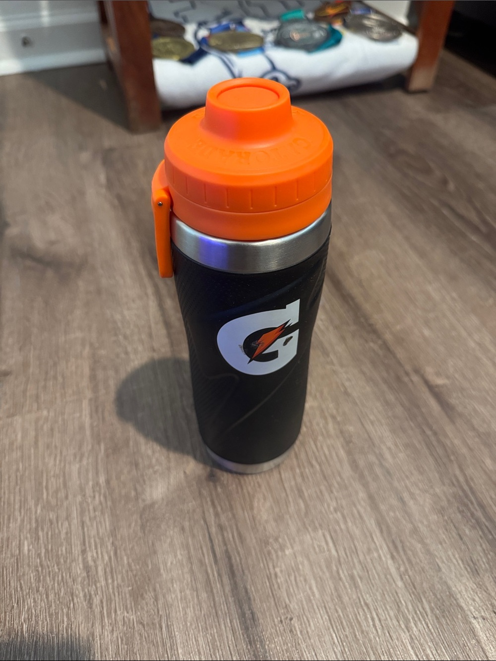 Gatorade Black and Orange Insulated Sports Bottle